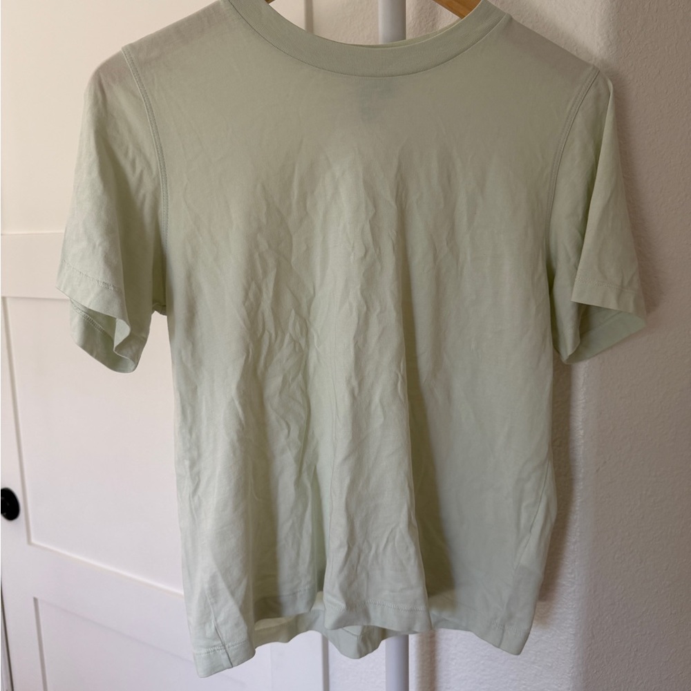 & Other Stories Mint Sage Crewneck Tee